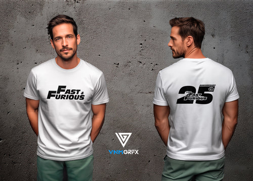 Camiseta Fast and Furious 25th Anniversary