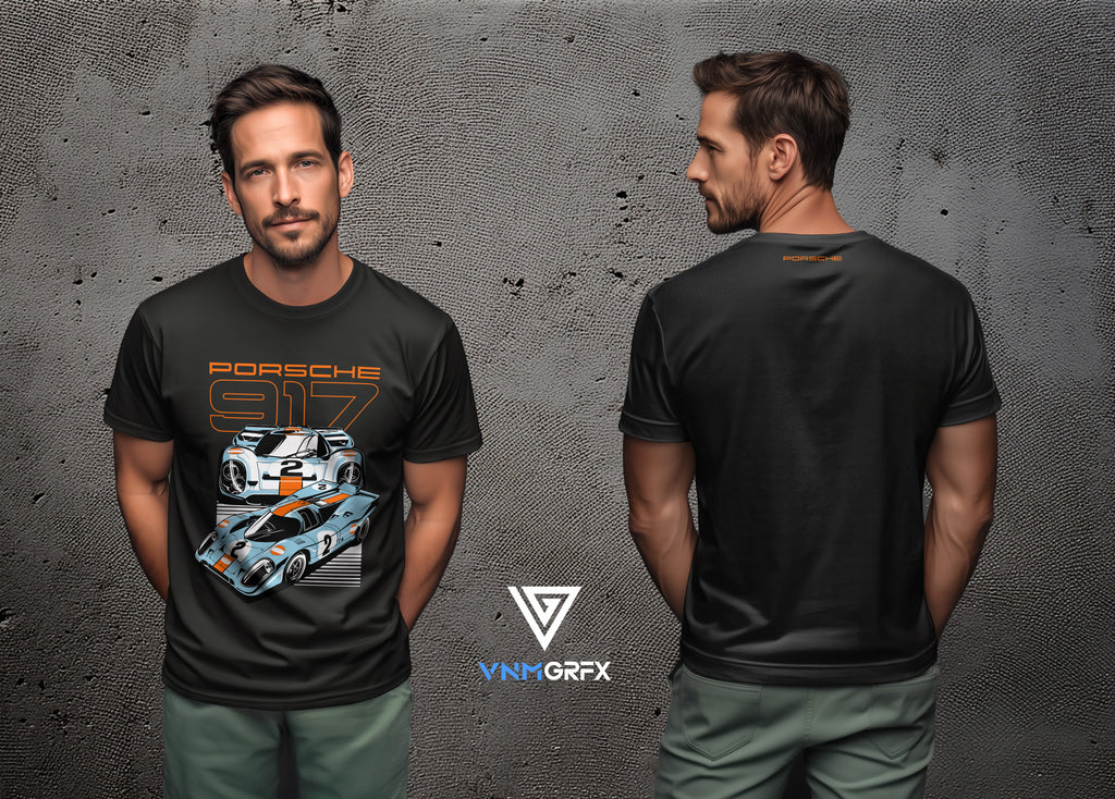 Camiseta Porsche 917 Gulf
