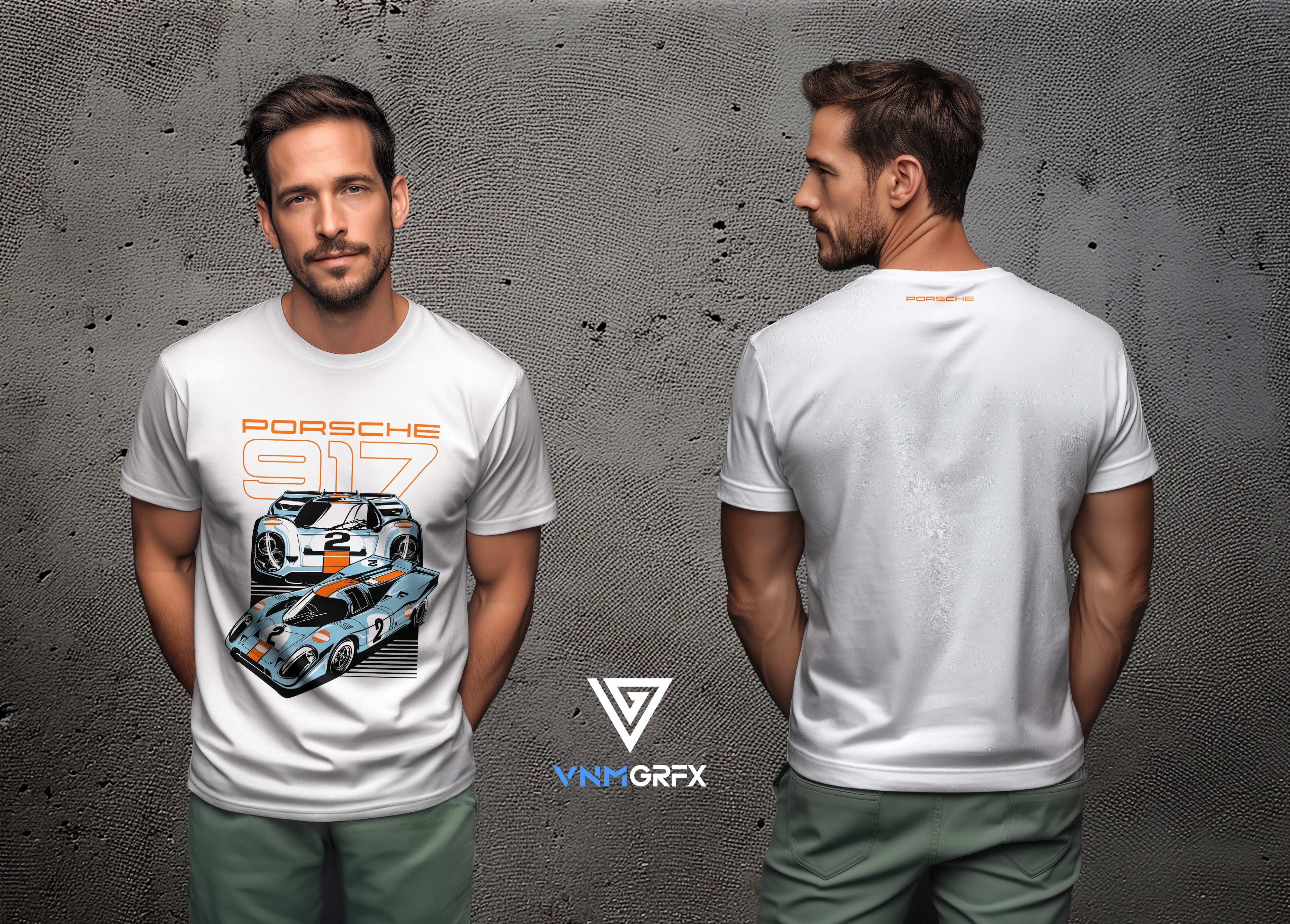 Camiseta Porsche 917 Gulf