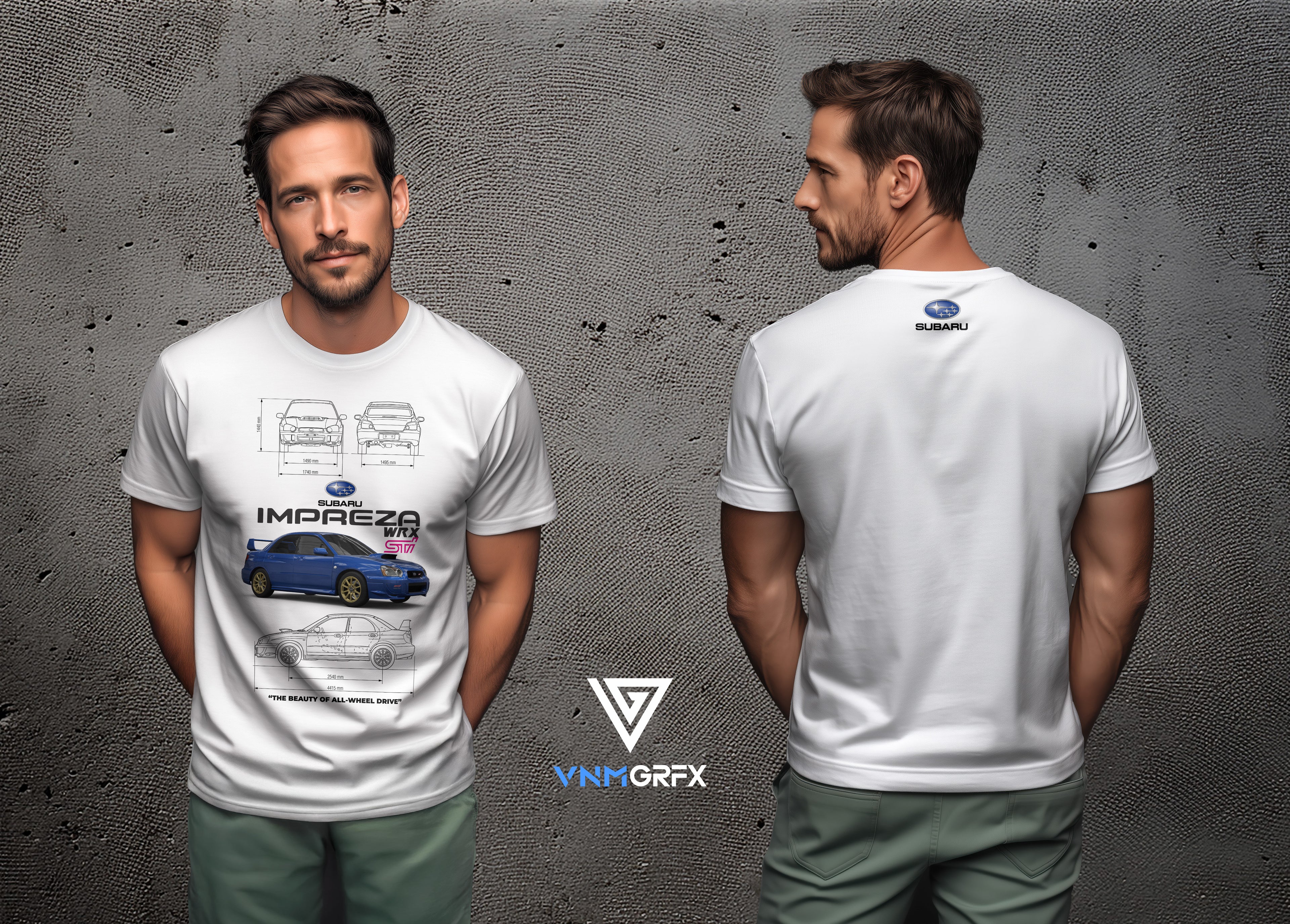 Camiseta Subaru Impreza WRX STI
