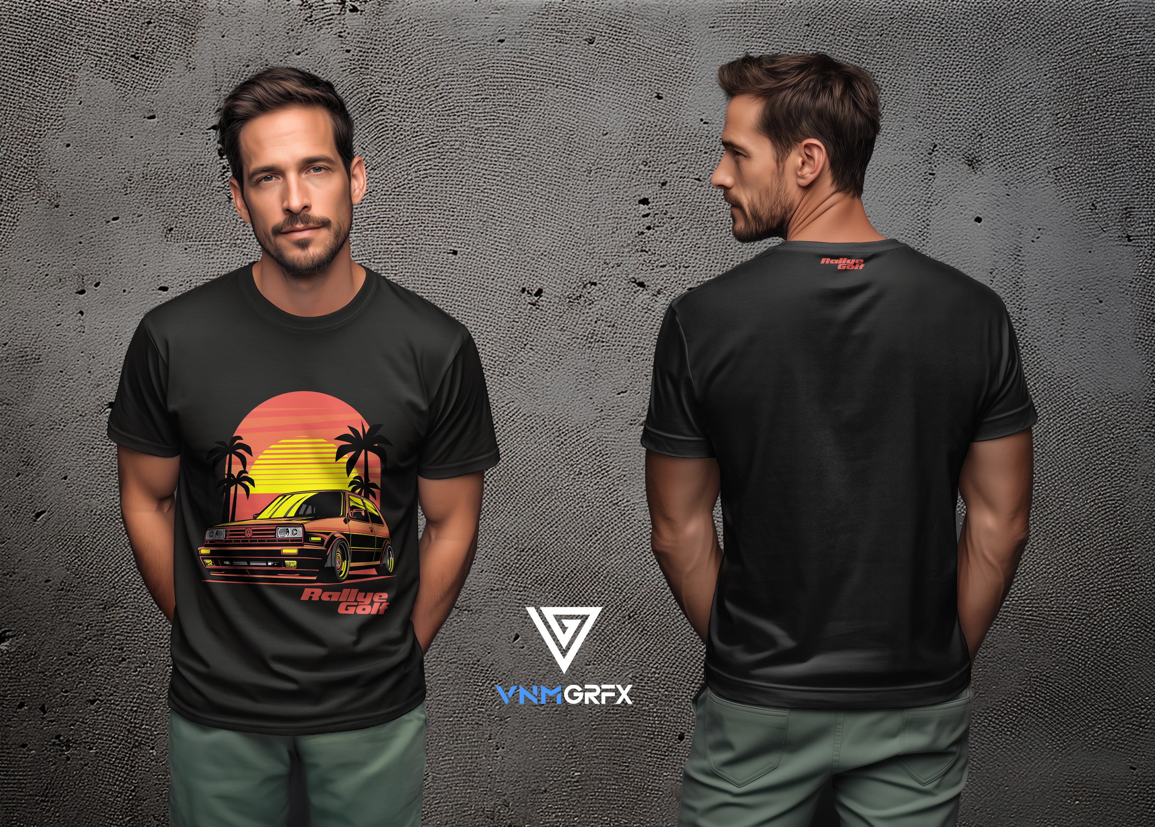Camiseta VW Golf Rallye