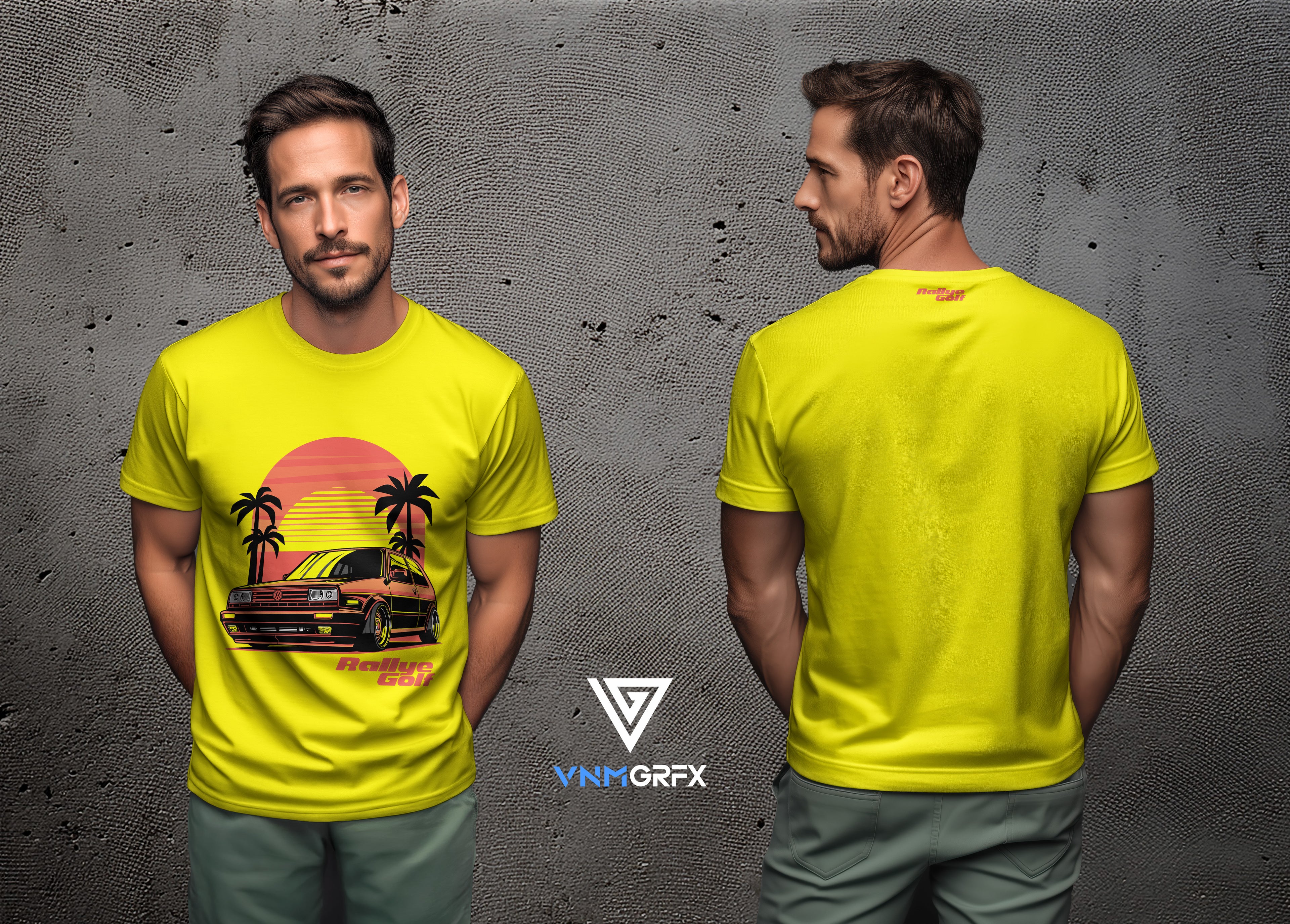 Camiseta VW Golf Rallye