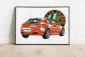 Póster Coche Personalizado