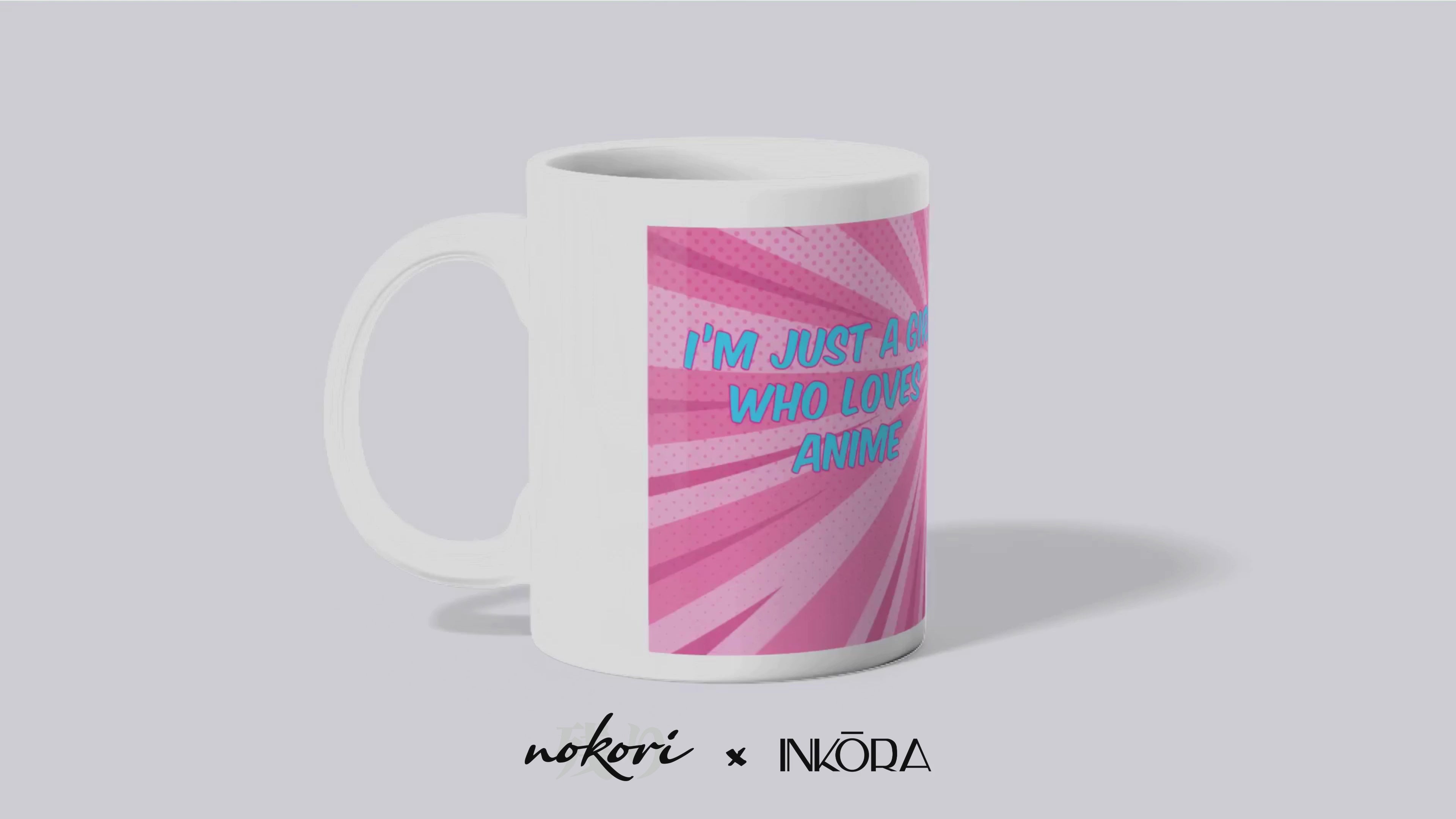 Taza “I’m Just a Girl Who Loves Anime”